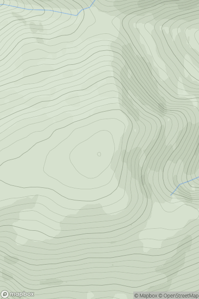 Thumbnail image for Leana Mhor [Loch Lochy to Loch Laggan] [NN284878] showing contour plot for surrounding peak